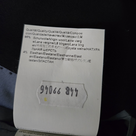 Hugo Boss Men's Scorsese Movie Blazer Black Size 44R - Picture 7 of 7